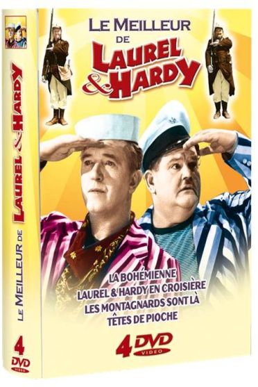 Le Meilleur de Laurel & Hardy : La Bohémienne + En croisière + Les montagnards sont là + Têtes de pioche [DVD]