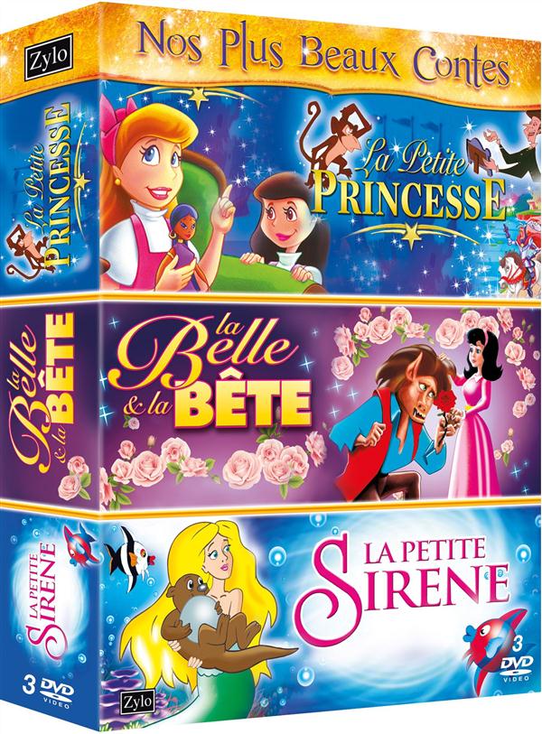 Coffret tri pack, vol. 3 : la belle et la bête ; la petite sirène ; la petite princesse [DVD]