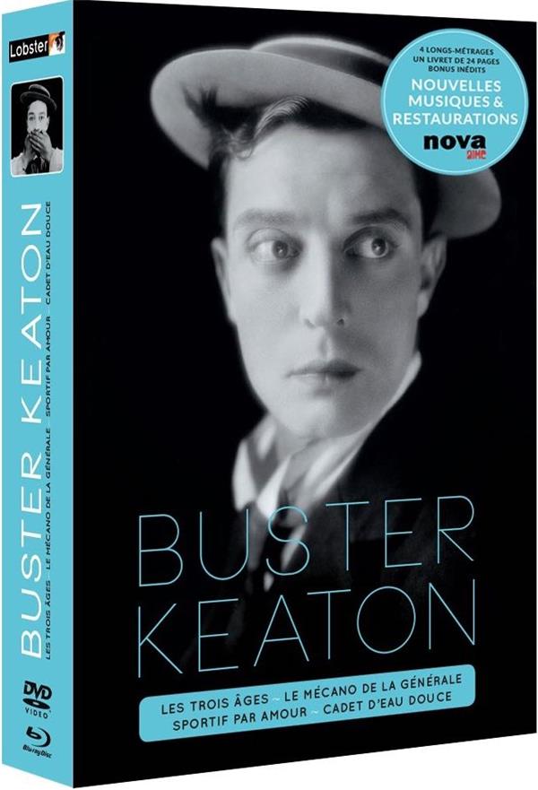 Buster Keaton - 4 longs métrages : Les Trois âges + Le Mécano de la Générale + Sportif par amour + Cadet d'eau douce [Blu-ray]