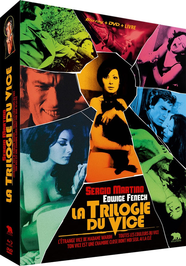 La Trilogie du vice - L'Étrange Vice de Madame Wardh + Toutes les couleurs du vice + Ton vice est une chambre close dont moi seul ai la clé [Blu-ray]