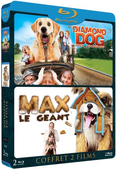 Animaux en folie : Diamond Dog : chien milliardaire + Max le géant [Blu-ray]