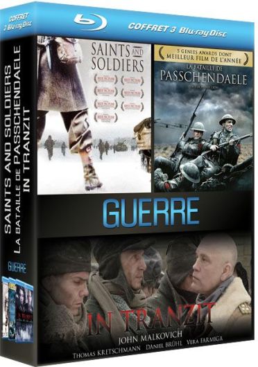 Coffret Guerre : Saints and Soldiers + La bataille de Passchendaele + In Tranzit [Blu-ray]