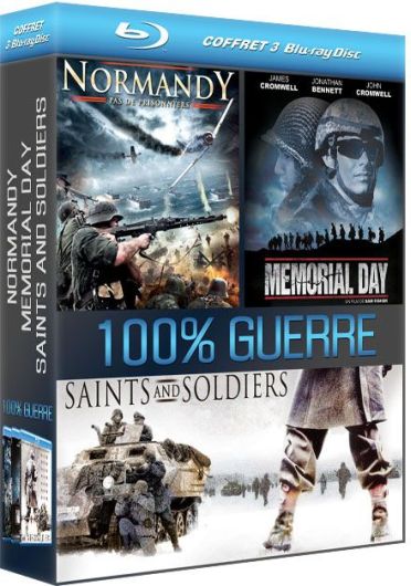Coffret 100% Guerre : Normandy + Memorial Day + Saints and Soldiers [undefined]