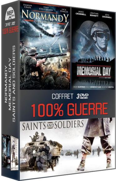 Coffret 100% Guerre : Normandy + Memorial Day + Saints and Soldiers [DVD]