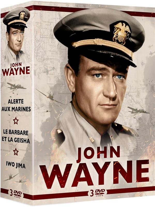 John Wayne : Alerte aux marines + Iwo Jima + Le Barbare et la Geisha [DVD]