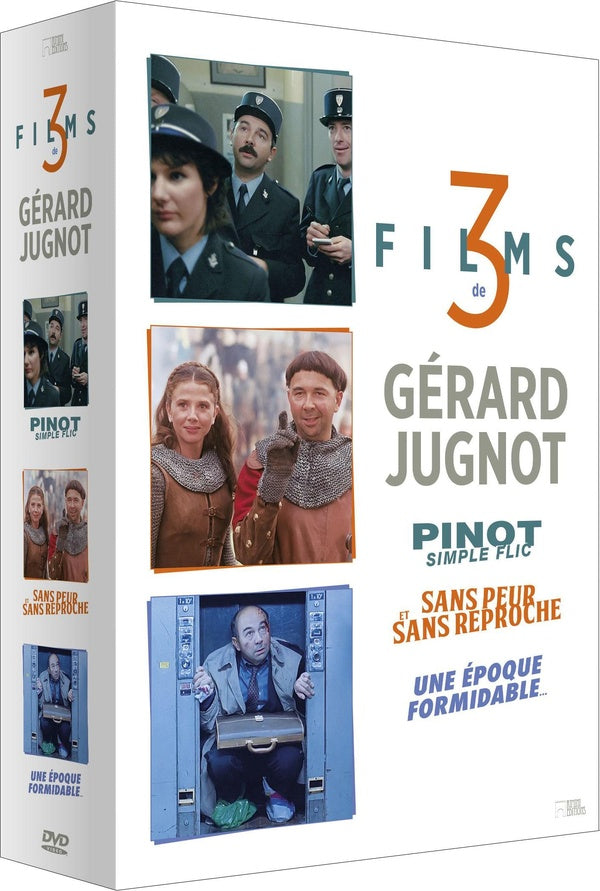 3 films de Gérard Jugnot - Coffret : Pinot simple flic + Sans peur et sans reproche + Une époque formidable... [DVD]