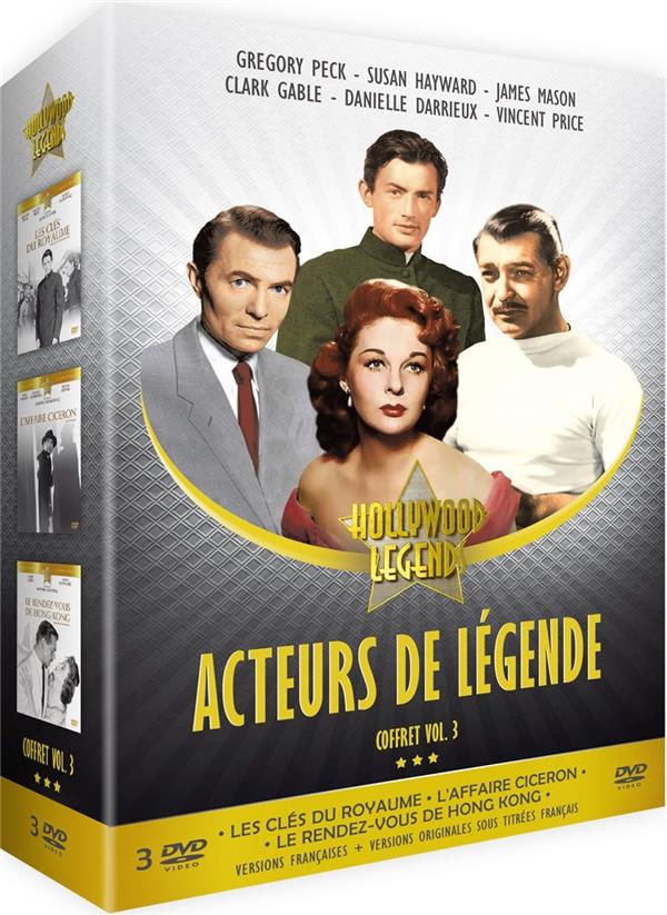 Acteurs de légende Vol. 3 : Les Clés du royaume + L'Affaire Cicéron + Le Rendez-vous de Hong Kong [DVD]