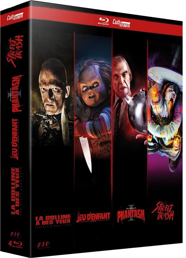 Cult'Horror : Phantasm + Chucky - Jeu d'enfant + Street Trash + La Colline a des yeux [Blu-ray]