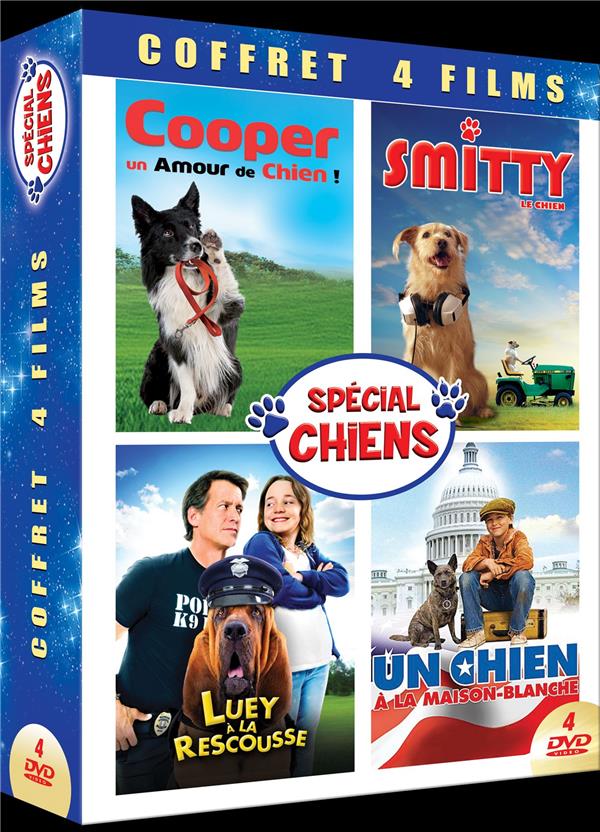 Coffret chien 4 films [DVD] - flash vidéo