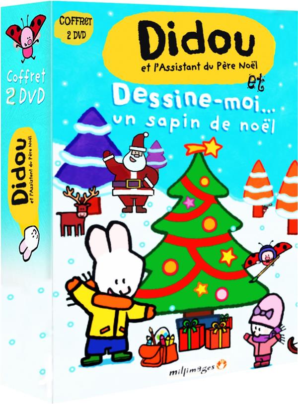 Coffret Didou 2 films : Didou et l'assistant du Père Noël ; dessine-moi... un sapin de Noël [DVD]