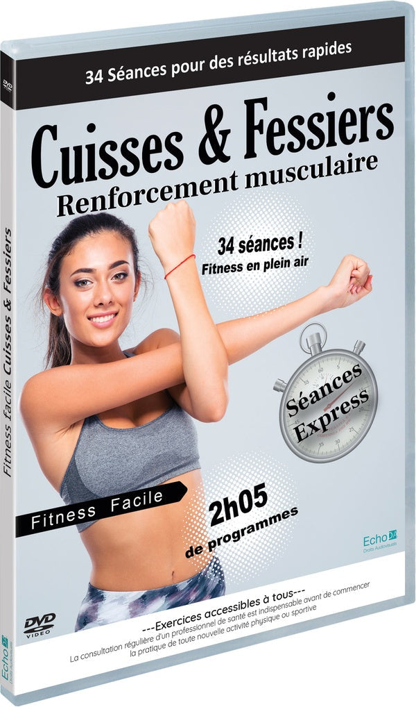 Fitness facile - Cuisses et fessiers : Renforcement musculaire [DVD] - flash vidéo