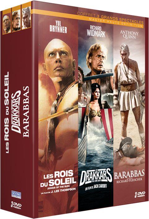 Grands spectacles : Les Drakkars + Barabbas + Les Rois du soleil [DVD] - flash vidéo