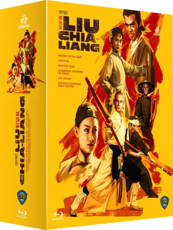 Coffret Shaw Brothers - 6 films de Liu Chia-Liang : Heroes of the East + Dirty Ho + Martial Club + Legendary Weapons of China + Cat VS Rat + The Eigth Diagram Pole Fighter [Blu-ray]