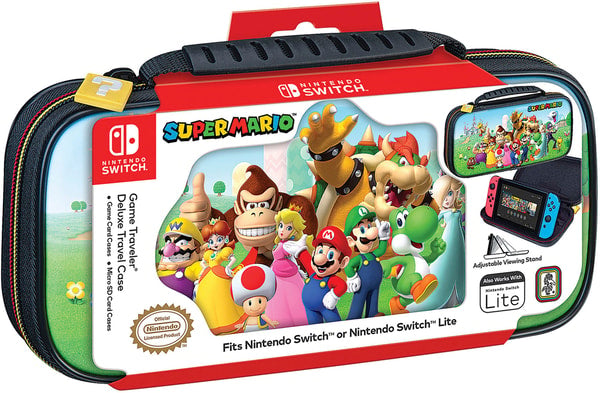 Nacon Game Traveller Deluxe Travel Case Mario & Friends pour Nintendo Switch, Switch lite et Switch OLED