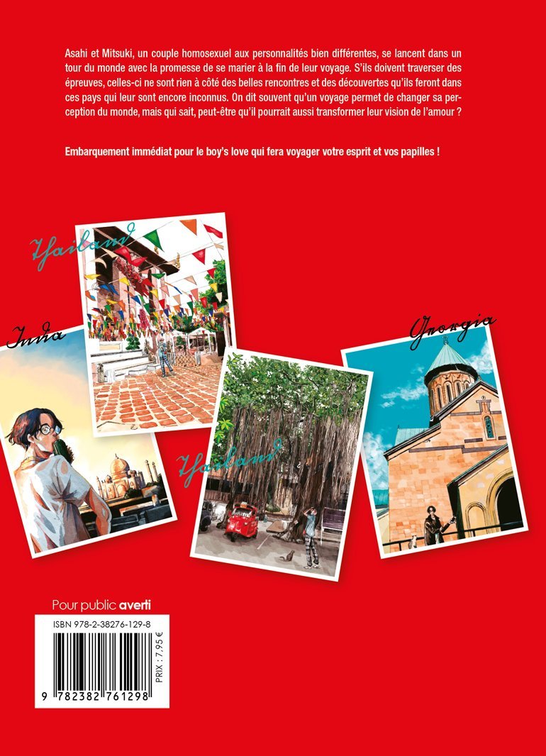 L'Échappée belle : notre voyage autour du monde - Tome 1 - Livre (Manga) - Yaoi - Hana Collection