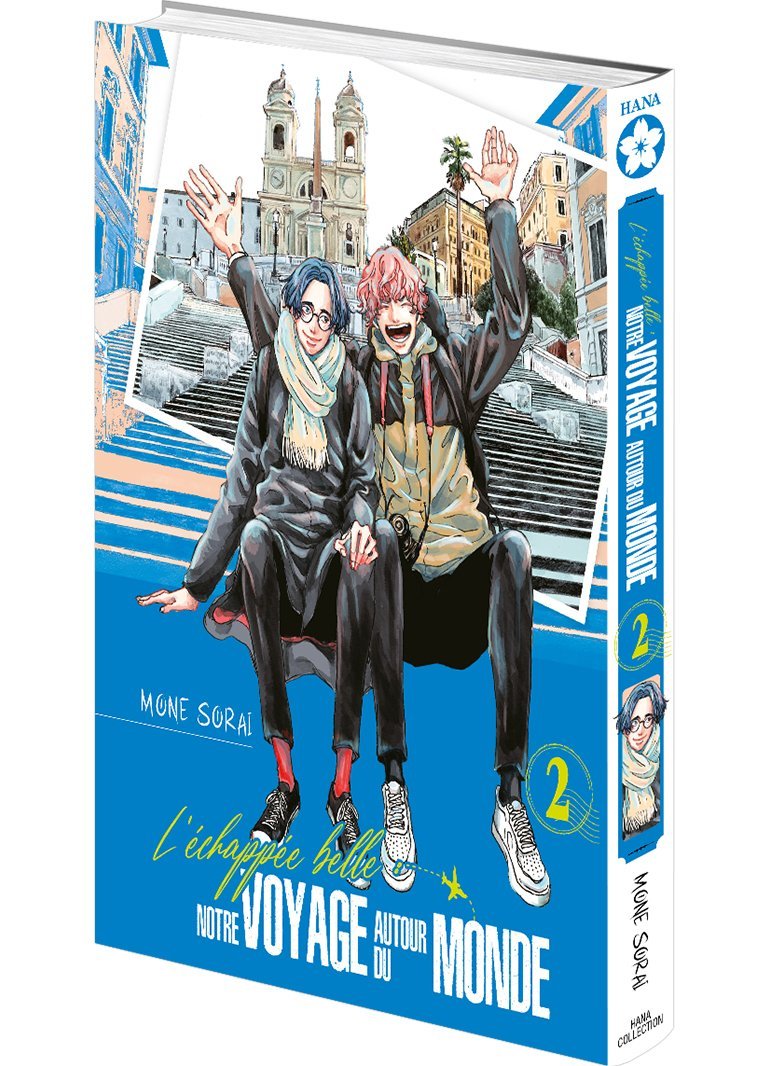 L'Échappée belle : notre voyage autour du monde - Tome 2 - Livre (Manga) - Yaoi - Hana Collection
