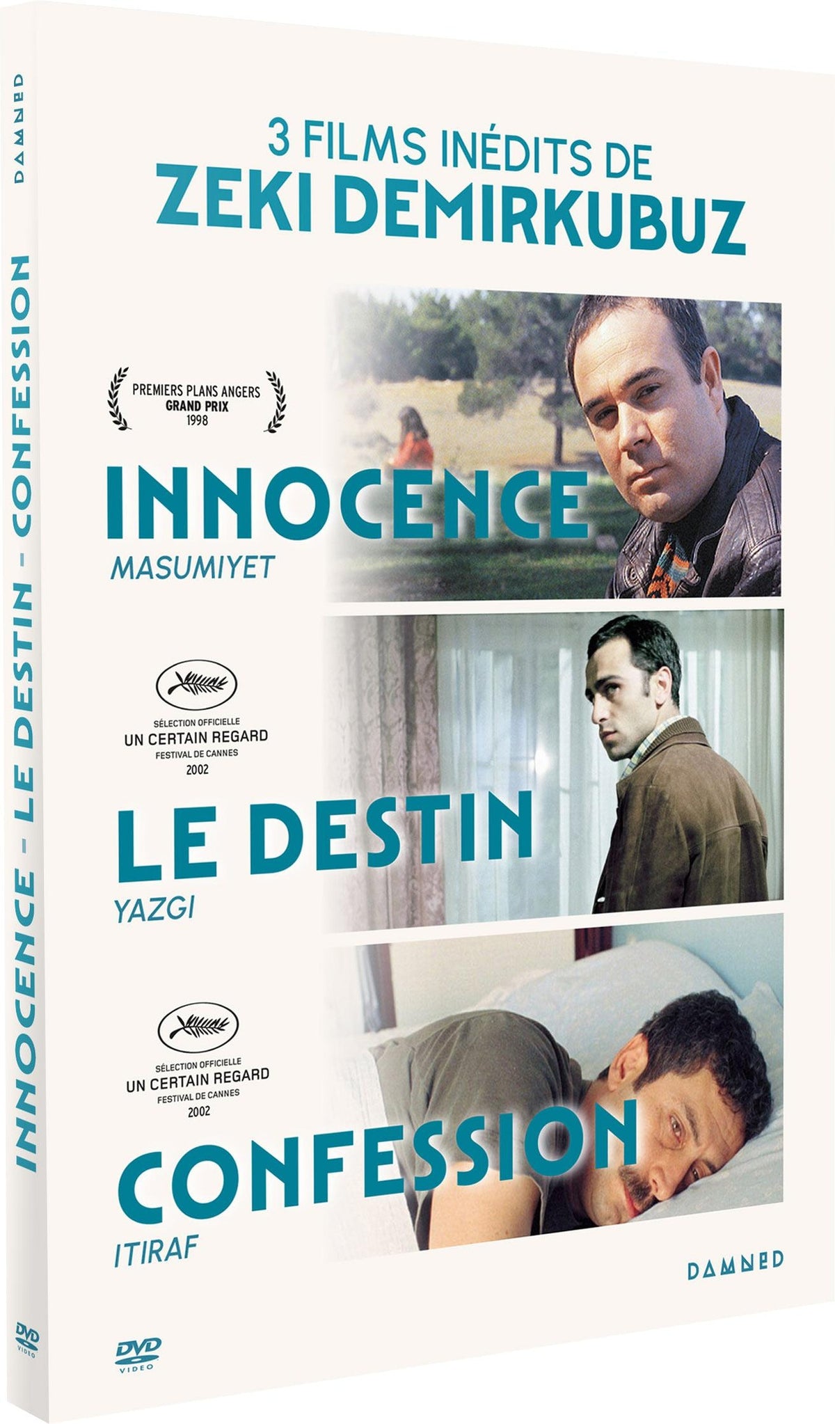 3 films inédits de Zeki Demirkubuz : Innocence + Le Destin + Confession [DVD]