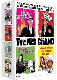 Mes films de grand : La vache et le prisonnier + La soupe aux choux + L'as des as + La moutarde me monte au nez [DVD]