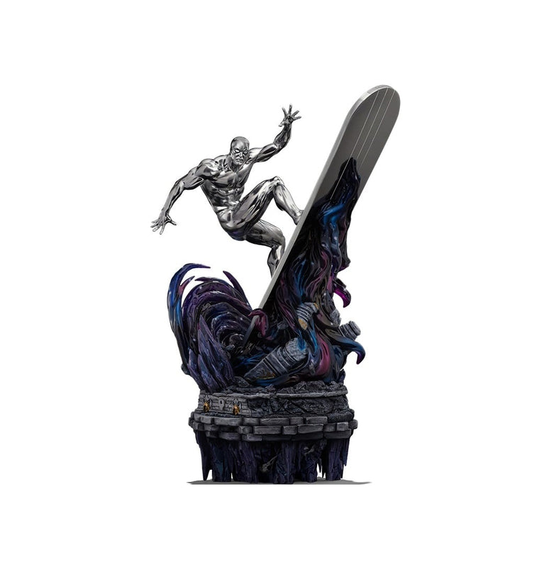 Iron Studios - Deluxe Art Scale 1/10 - Marvel - Silver Surfer "Infinity Gauntlet" Statue 36cm