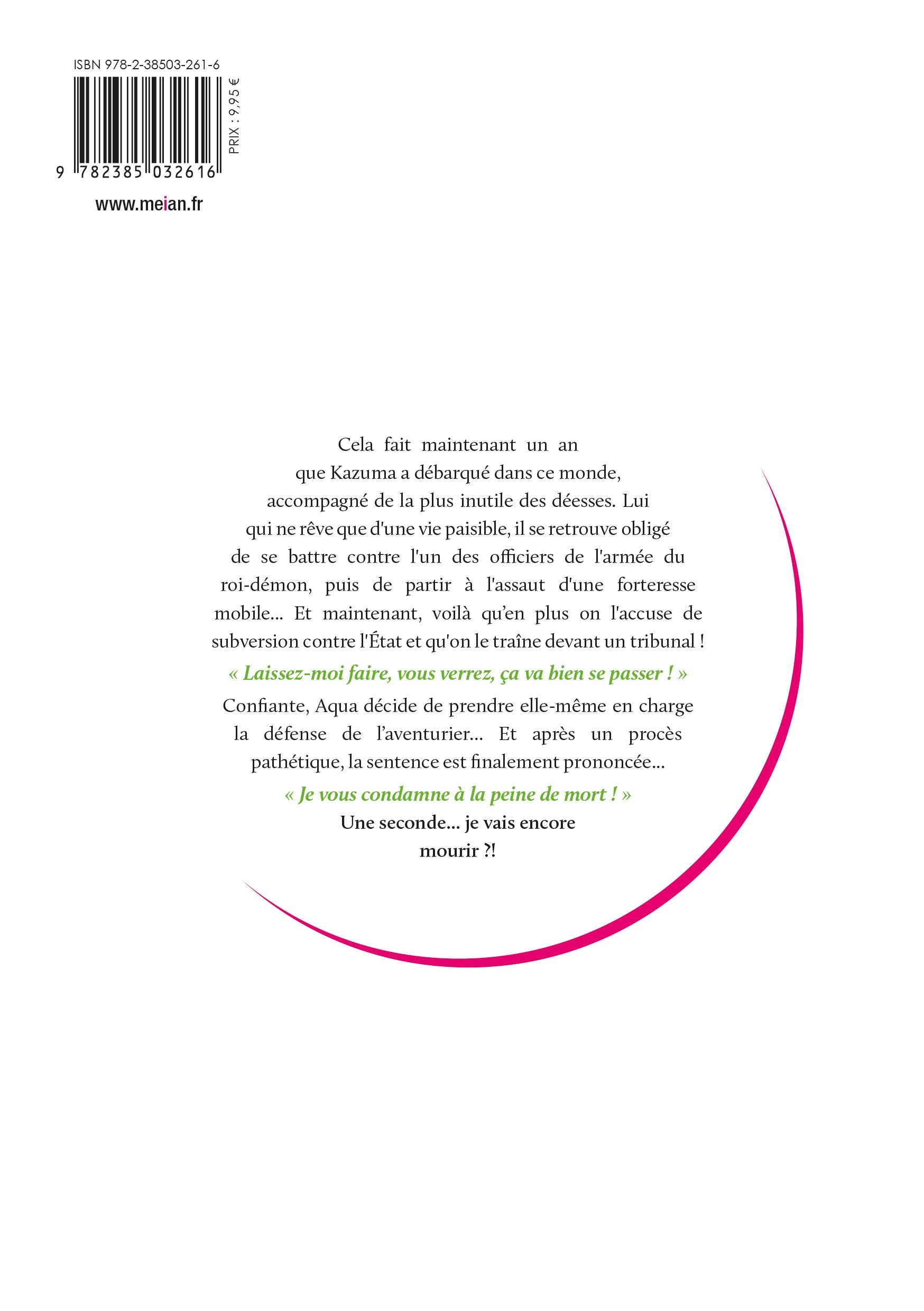 Konosuba : Sois béni monde merveilleux ! - Tome 03 (Light Novel) - Roman