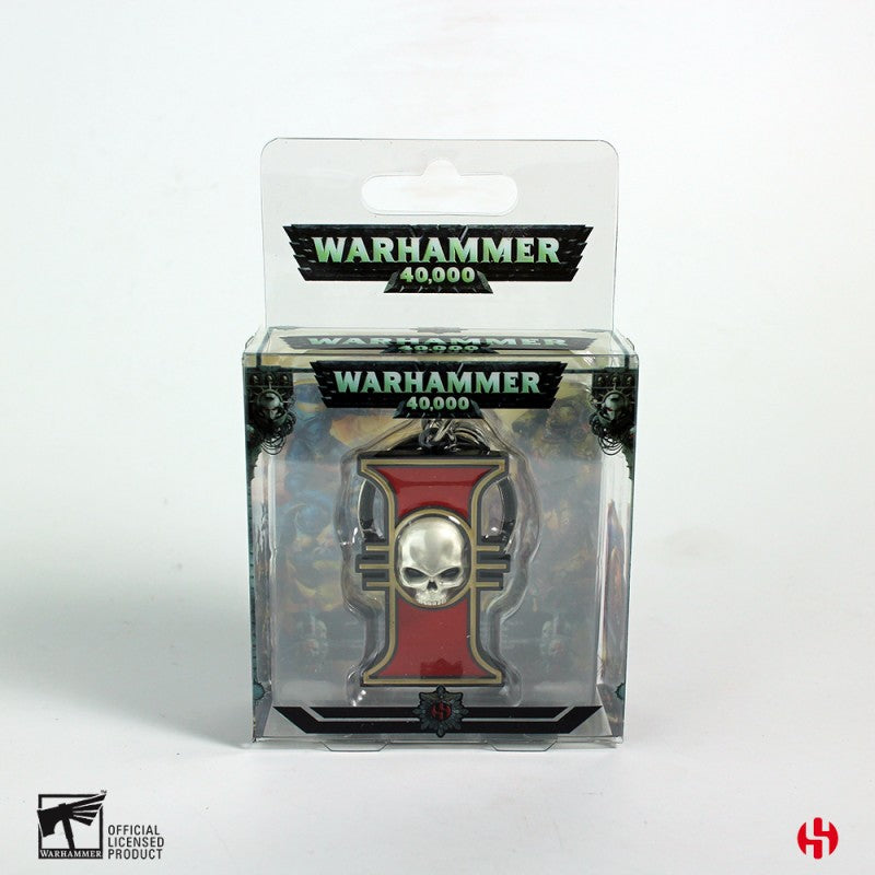 Warhammer 40K - Porte-clefs en métal Emblème de l'Inquisition