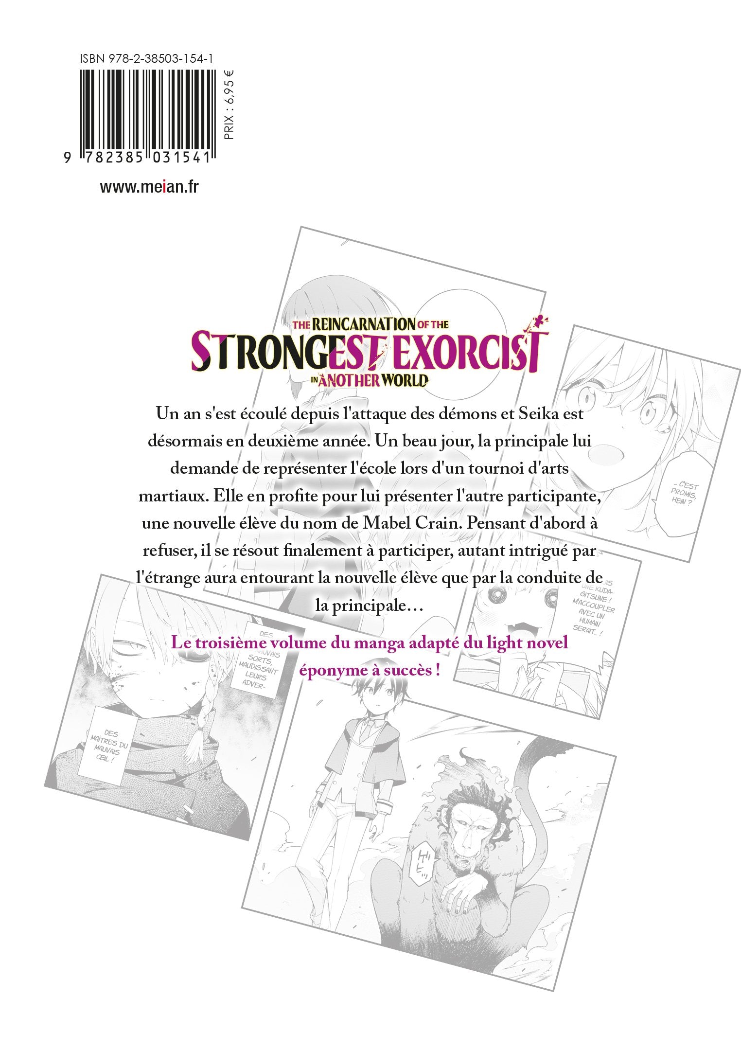 The Reincarnation of the Strongest Exorcist in Another World - Tome 03 - Livre (Manga)