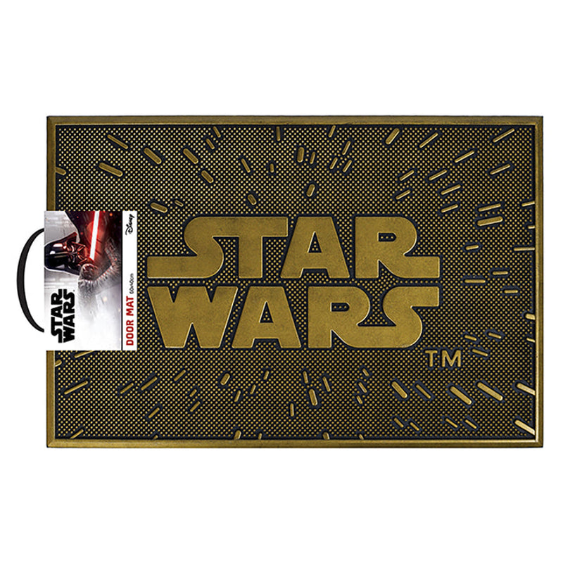 Star Wars - Tapis de porte en caoutchouc Logo de Star Wars
