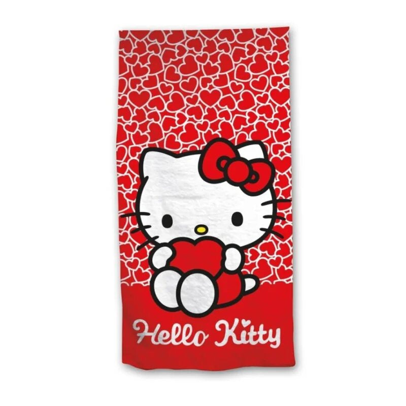 Hello Kitty - Serviette de plage en polyester (140x70cm)