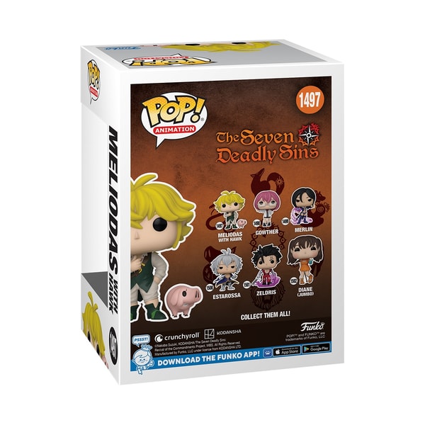 Funko Pop! Animation: Seven Deadly Sins - Meliodas with Hawk - flash vidéo