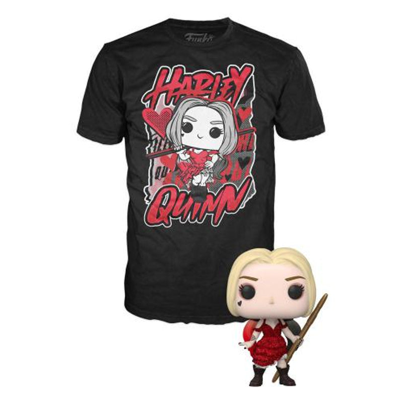 Funko Pop! & Tee: The Suicide Squad: Harley Quinn (Diamond Glitter) - L