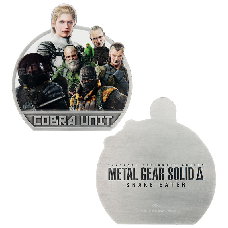 Metal Gear Solid Delta: Snake Eater - Médaillon de collection "Cobra Unit" en Édition Limitée