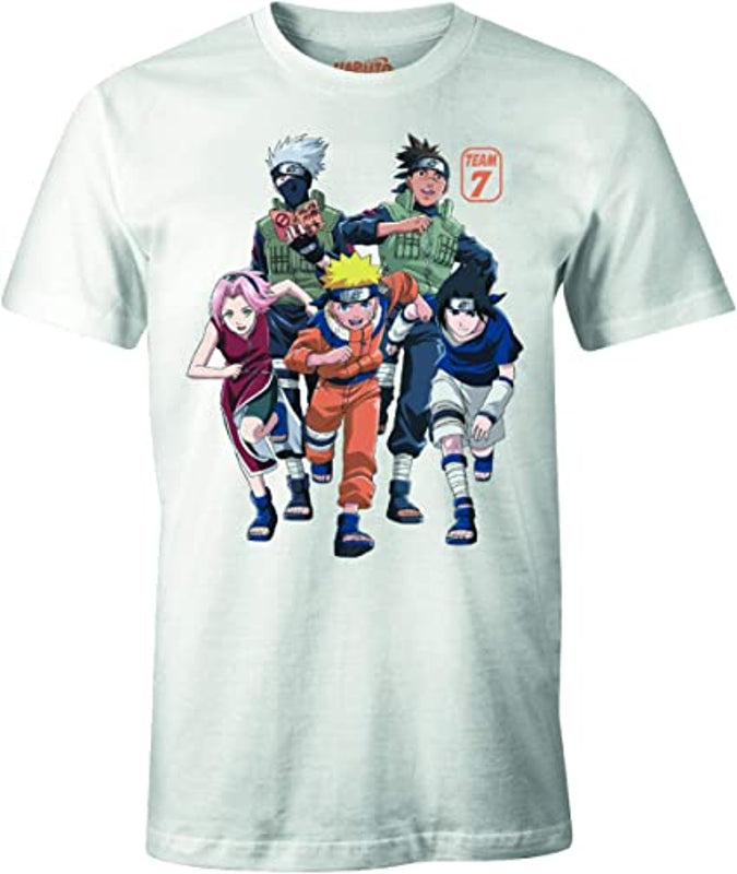 Naruto - Equipe 7 - T-Shirt Blanc Pour Hommes - XL