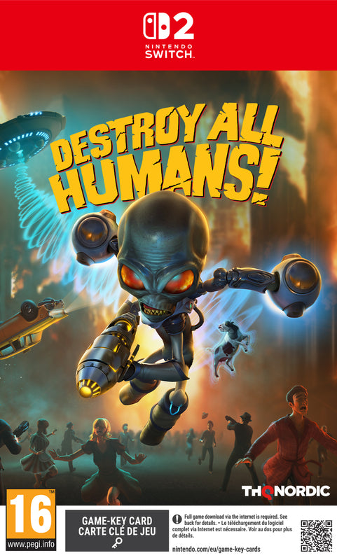 Destroy All Humans! - Game-key Card