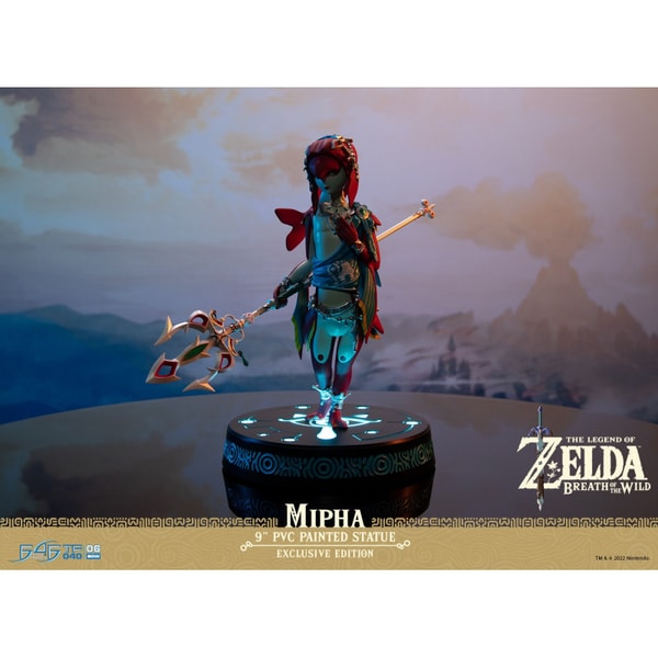 First 4 Figures - The Legend of Zelda : Breath of the Wild - Mipha Statue Edition Collector 21cm - flash vidéo