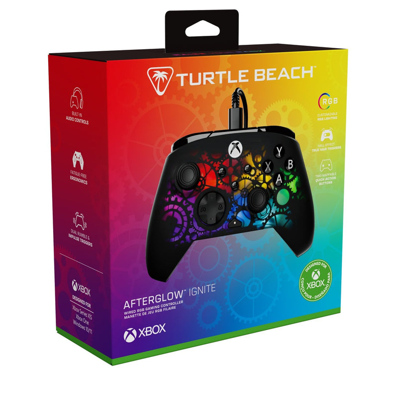 Turtle Beach - Manette de gaming RGB filaire Afterglow Ignite Time Machine pour Xbox Series X|S, Xbox One et Windows 10/11