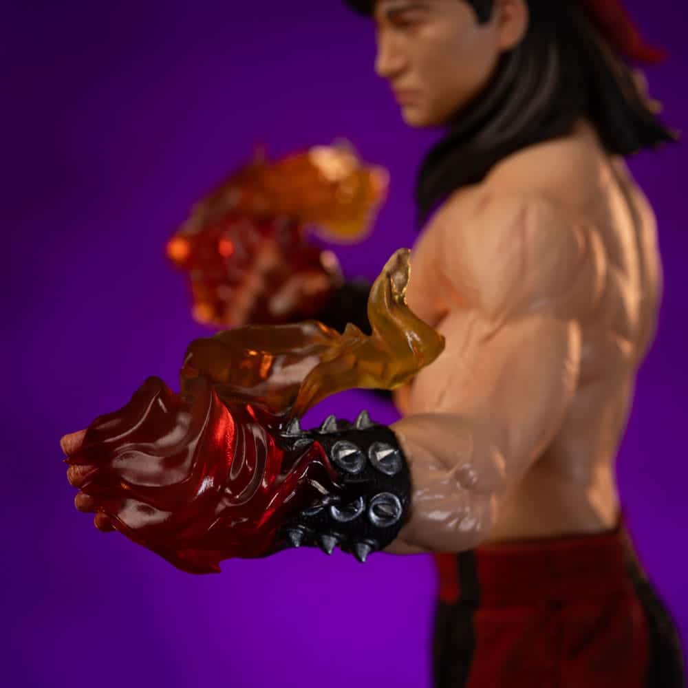 Iron Studios - Art Scale 1/10 - Mortal Kombat - Liu Kang Statue 23cm - flash vidéo