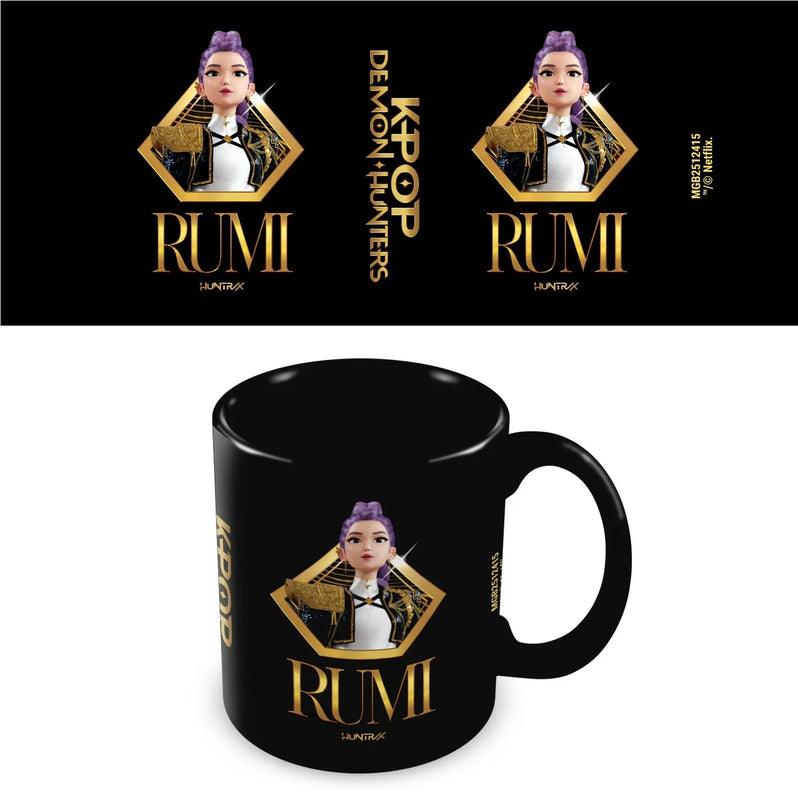 KPop Demon Hunters - Mug noir Rumi dorée 325ml