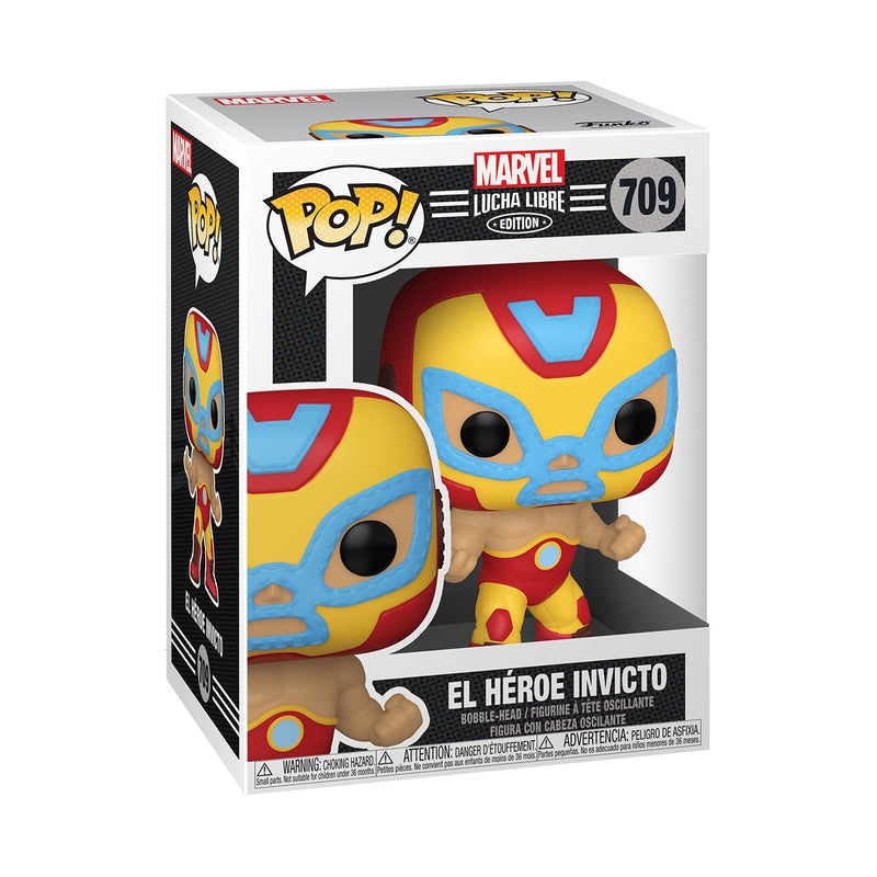 Funko Pop! Marvel: Lucha Libre Edition - El Héroe Invicto ENG Merchandising