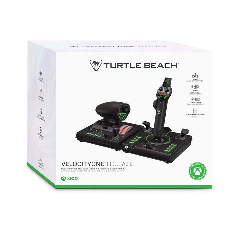 Turtle Beach - Système Dual Throttle et Flighstick II Velocityone H.O.T.A.S. pour Xbox Series X|S et Windows 10/11