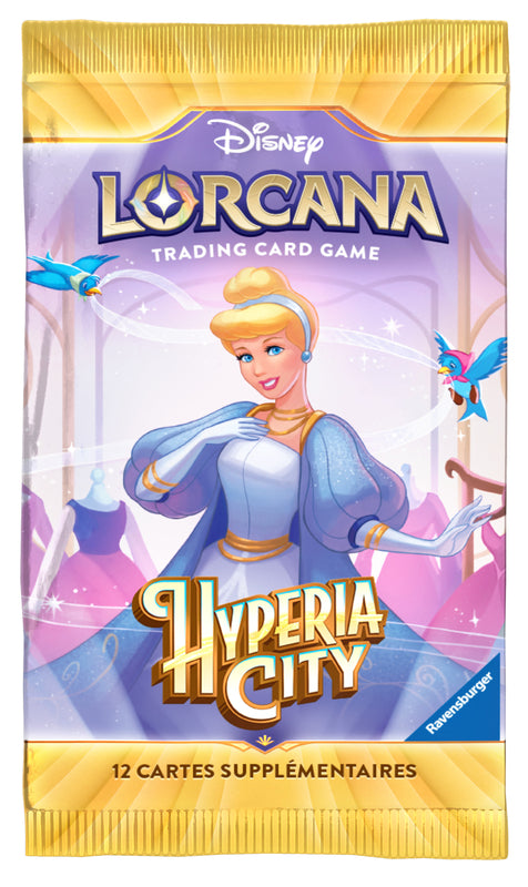 Disney Lorcana JCC : Display de Boosters Hyperia City (24 Boosters)