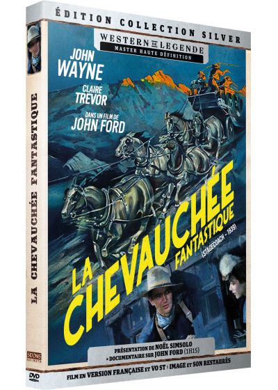 John Wayne - Coffret : La Chevauchée fantastique + Rio Grande + La Caravane de feu [DVD]