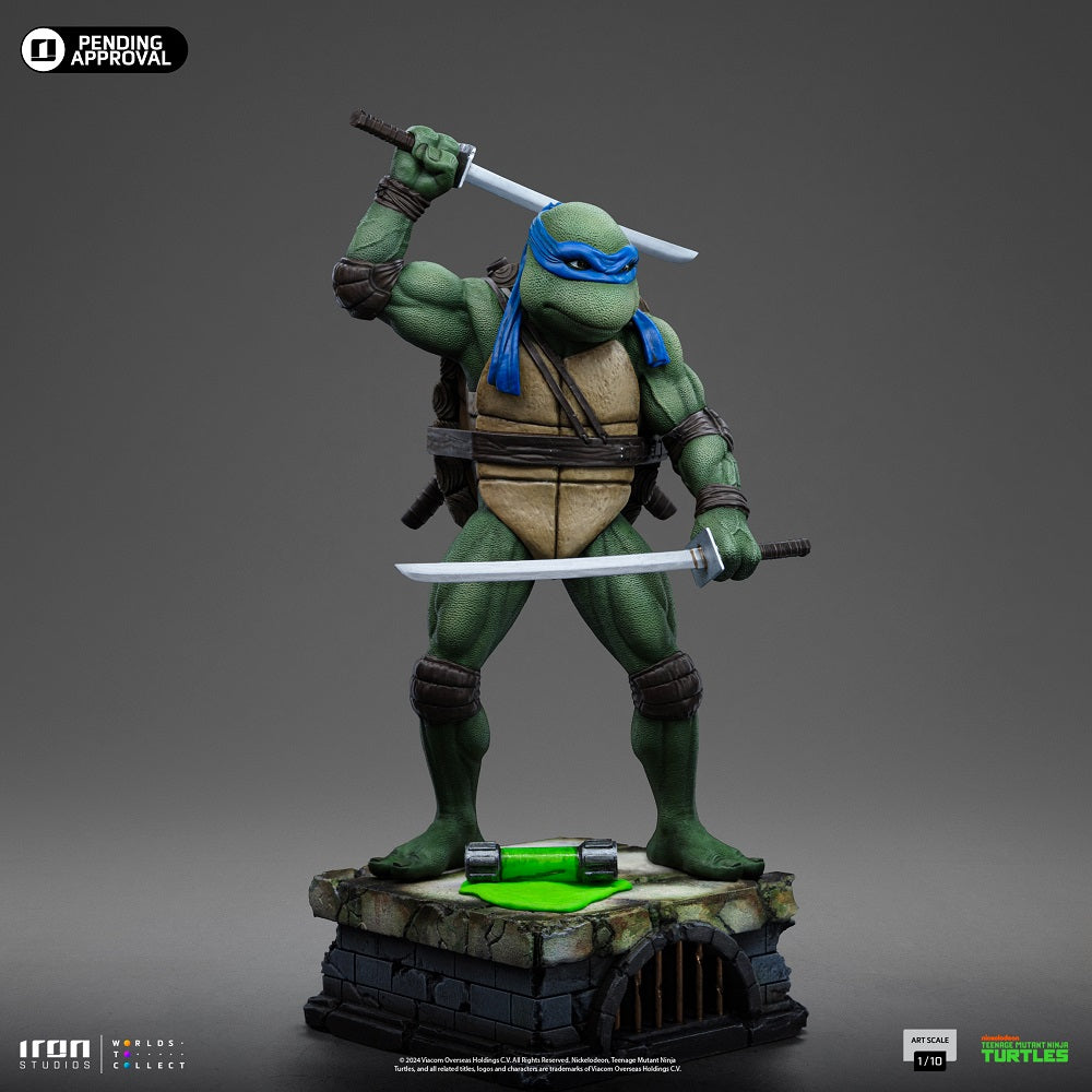Iron Studios - Art Scale 1/10 - Teenage Mutant Ninja Turtles - Leonardo Statue 21cm - flash vidéo