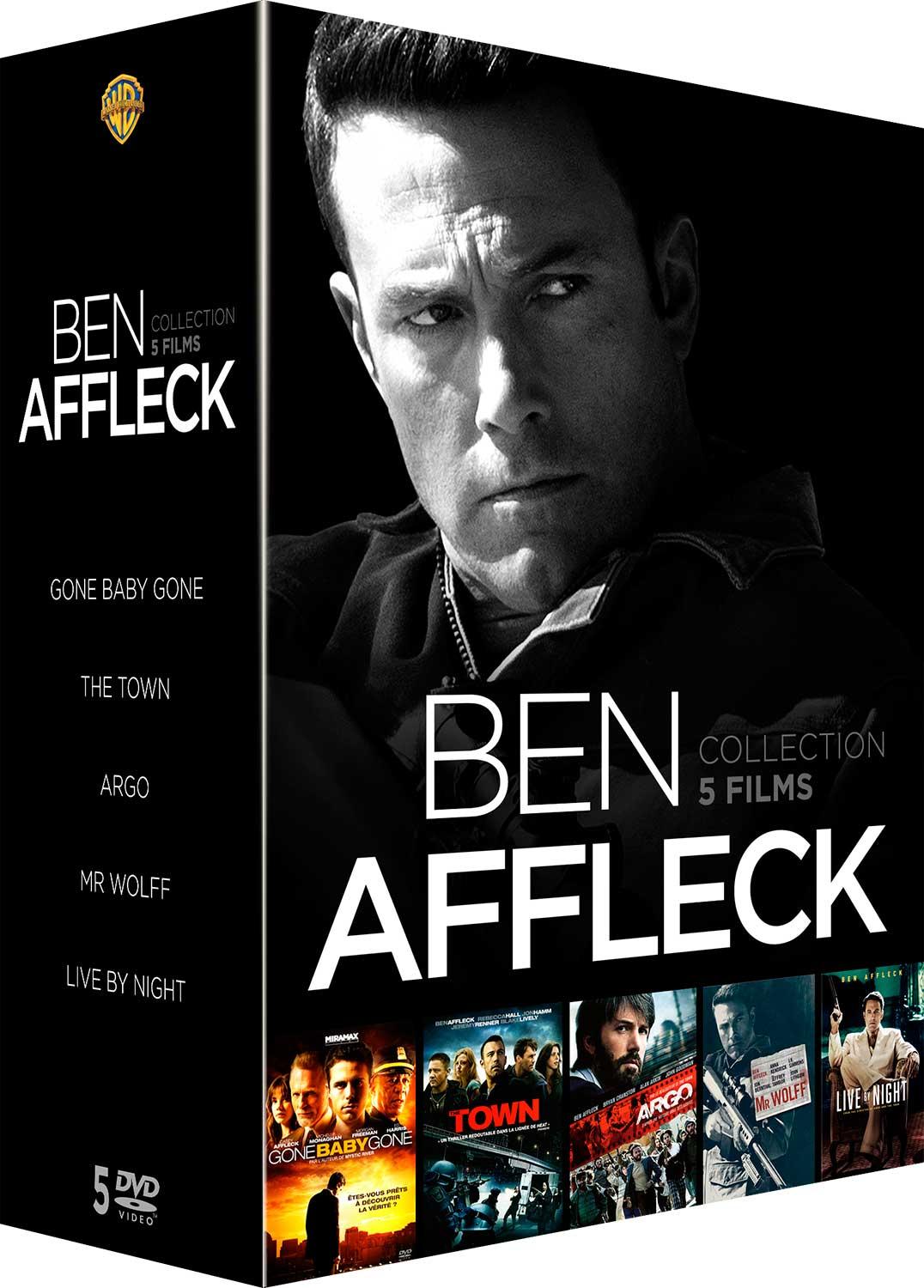 Ben Affleck - Collection 5 films : Argo + The Town + Mr. Wolff + Live by Night + Gone Baby Gone [DVD]