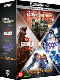 Action - Coffret : Edge of Tomorrow + Ready Player One + Pacific Rim + Godzilla [4K Ultra HD]