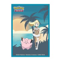 Ultra Pro - Pokémon JCC - Pochettes de protection de deck Lilie et Mélofée 65 pcs (64 x 89 mm)