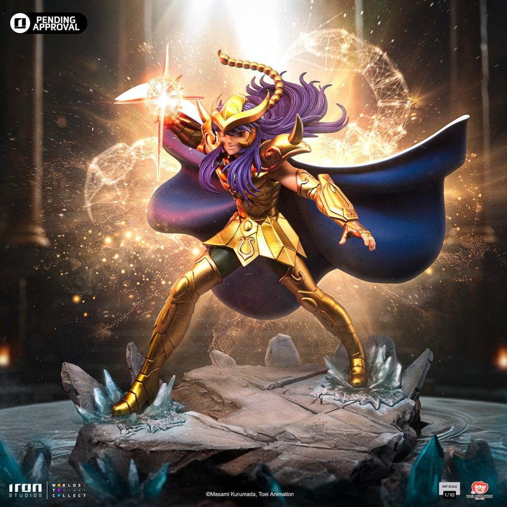 Iron Studios - Art Scale 1/10 - Saint Seiya - Scorpio Milo Statue 24cm - flash vidéo