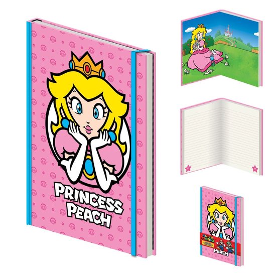 Nintendo - Super Mario - Cahier Premium A5 Peach