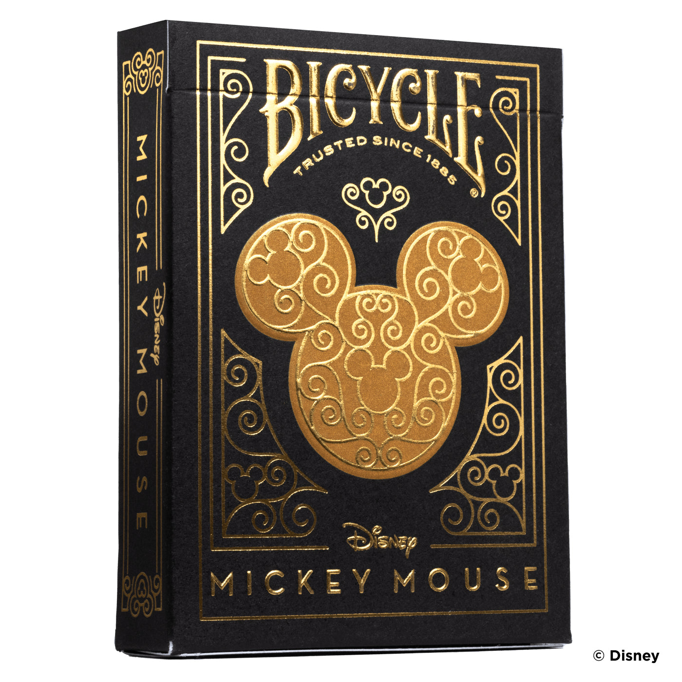 Bicycle - Carte de jeu Standard 56 pièce(s) Mickey Black Gold - flash vidéo