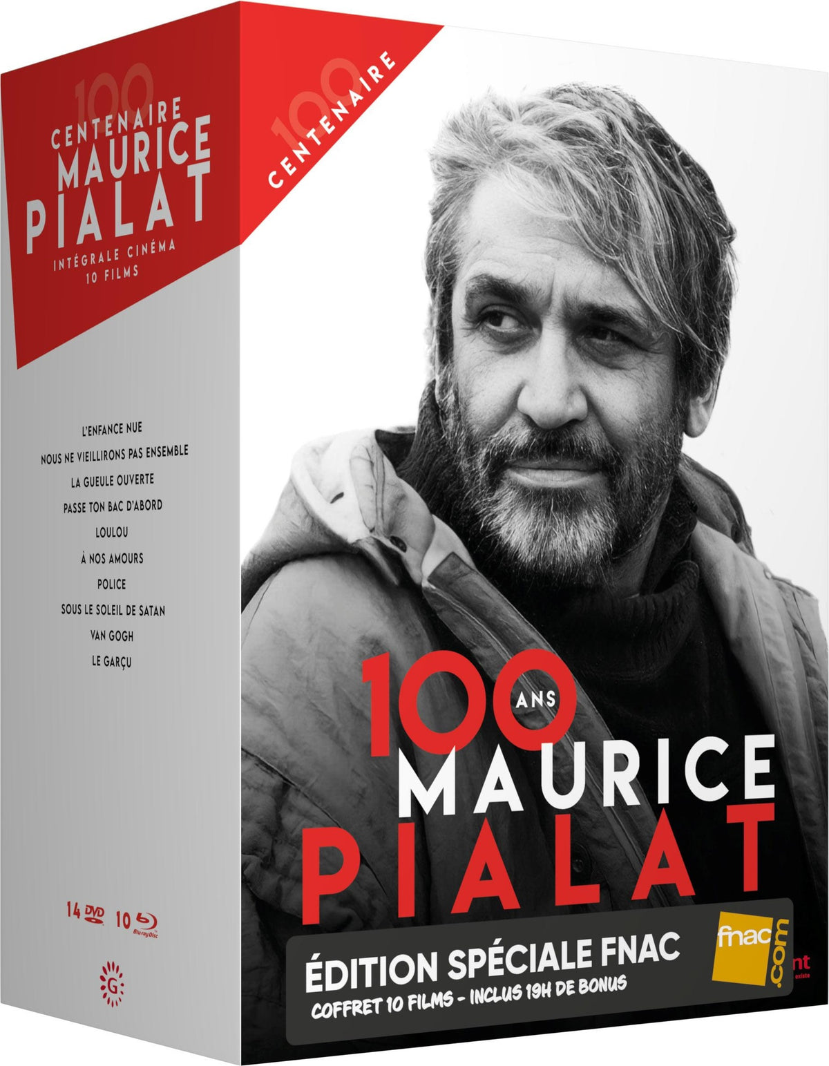 Coffret centenaire Maurice Pialat - Intégrale cinéma (10 Blu-ray + 10 DVD + 4 DVD bonus) [Blu-ray]