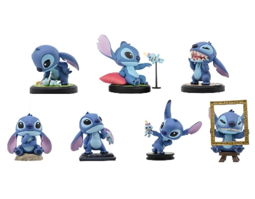 YuMe Hero Box Blind Box Art Gallery Series - Display de figurines Stitch (12 unités) - 2 PDQs